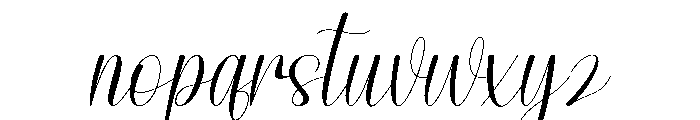Night Rainday Font LOWERCASE