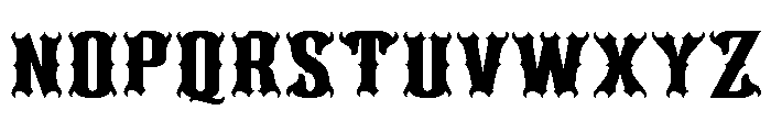 Night Scape Font LOWERCASE