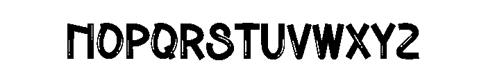 Night Snowflake Font UPPERCASE