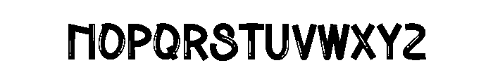 Night Snowflake Font LOWERCASE