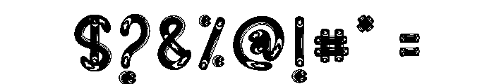 Night Starmoon Font OTHER CHARS