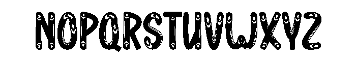 Night Starmoon Font UPPERCASE
