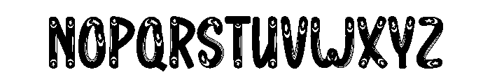 Night Starmoon Font LOWERCASE