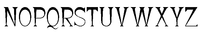 Night Stright Regular Font UPPERCASE