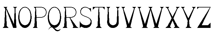 Night Stright Regular Font LOWERCASE
