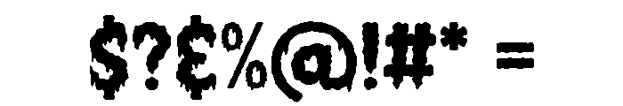 Night Sucker Font OTHER CHARS