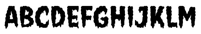 Night Sucker Font UPPERCASE