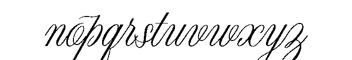 Night Train Regular Font LOWERCASE