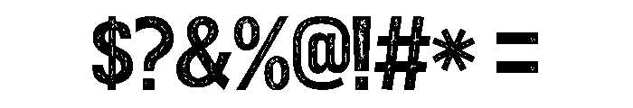 Night Voltage Font OTHER CHARS