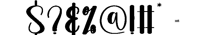 Night Wednesday Font OTHER CHARS