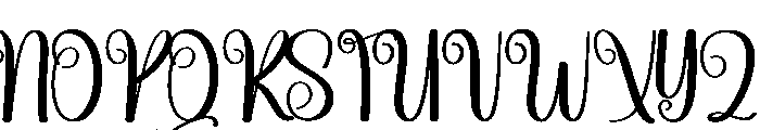 Night Wednesday Font UPPERCASE