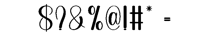 Night Winterday Font OTHER CHARS