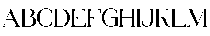 NightAmore-Regular Font UPPERCASE