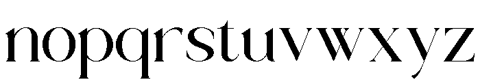 NightAmore-Regular Font LOWERCASE