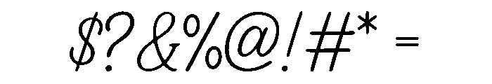 NightRomance Font OTHER CHARS