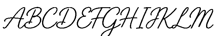 NightRomance Font UPPERCASE