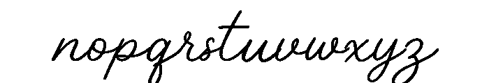 NightRomance Font LOWERCASE