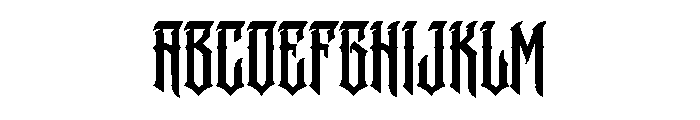 Nightborne Font UPPERCASE