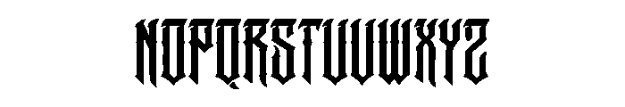 Nightborne Font UPPERCASE