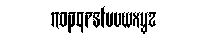 Nightborne Font LOWERCASE