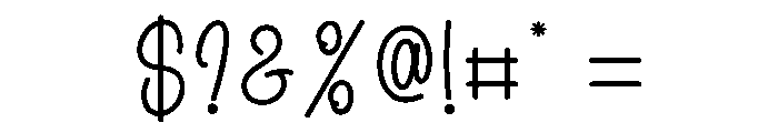 Nightday Festival Font OTHER CHARS