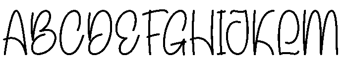 Nightday Festival Font UPPERCASE