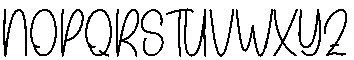 Nightday Festival Font UPPERCASE
