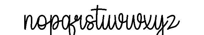 Nightday Festival Font LOWERCASE
