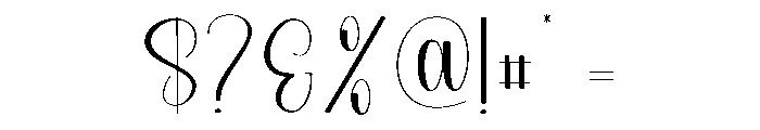 Nightdays Font OTHER CHARS