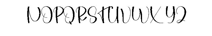 Nightdays2 Font UPPERCASE