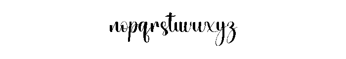 Nightdays2 Font LOWERCASE