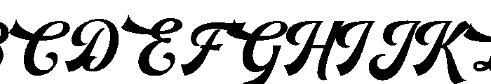 Nighters Club Regular Font UPPERCASE