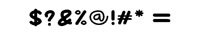 Nightfal Font OTHER CHARS