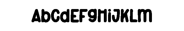 Nightfal Font UPPERCASE