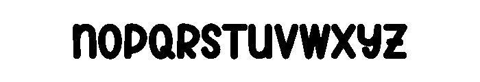 Nightfal Font LOWERCASE