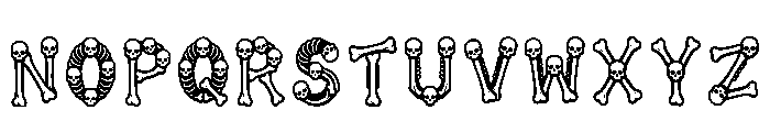 Nightfang Regular Font UPPERCASE