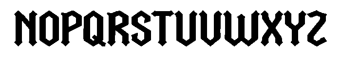 Nightforge Gothic Font UPPERCASE