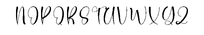 Nightfully Font UPPERCASE