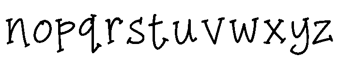 Nightgloom Font LOWERCASE