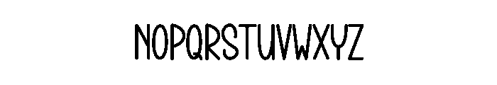 Nightlight Font LOWERCASE
