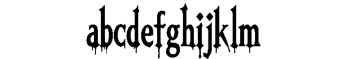 Nightmare Bloodline FONT