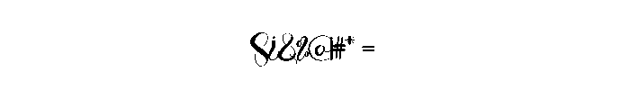 Nightmare Lighting Font OTHER CHARS