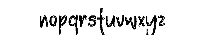 Nightnes Font LOWERCASE