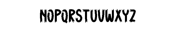 Nights Haunted Font UPPERCASE