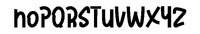 Nights Stargril Font LOWERCASE