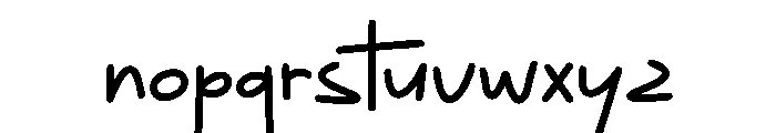 Nights Stronglights Font LOWERCASE