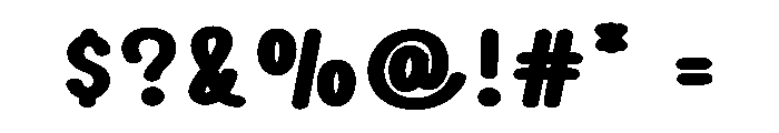 Nights Font OTHER CHARS