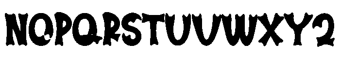 Nights Font UPPERCASE