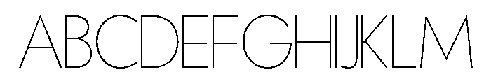 Nightshade Thin FONT