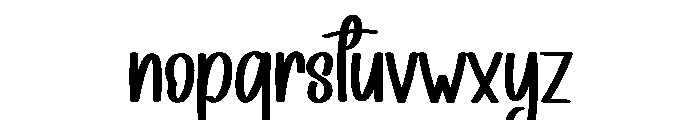 Nightside1 Font LOWERCASE